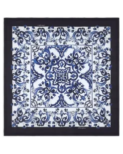 Tischdecke mit Blumenmotiv - Weiß