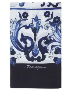 Tischdecke mit Blumenmotiv - Weiß