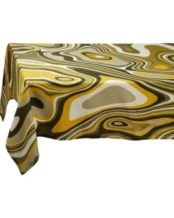Tischdecke mit grafischem Print - Grün