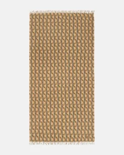 Tischdecke Tormento aus Leinen Multicolor