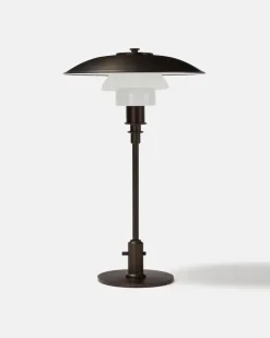Tischleuchte PH 3/2 by Poul Henningsen (EU-Stecker Braun