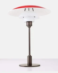 Tischleuchte PH 3/2 by Poul Henningsen (EU-Stecker Rot