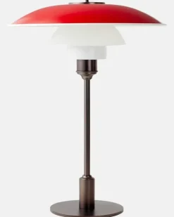 Tischleuchte PH 3/2 by Poul Henningsen (EU-Stecker Rot