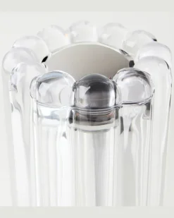 Tischleuchte Press (Universal-Stecker Transparent