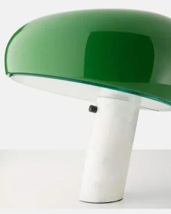 Tischleuchte Snoopy by Achille und Pier Giacomo Castiglioni (EU-Stecker GrüN