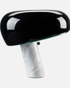 Tischleuchte Snoopy by Achille und Pier Giacomo Castiglioni (EU-Stecker Schwarz