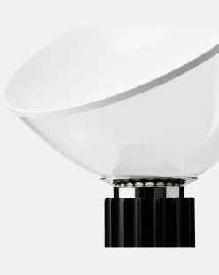 Tischleuchte Taccia Small by Achille und Pier Giacomo Castiglioni (EU-Stecker Schwarz