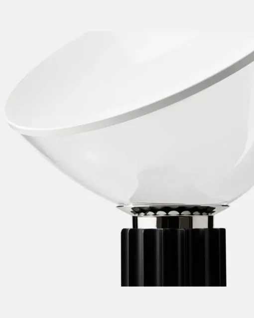 Tischleuchte Taccia Small by Achille und Pier Giacomo Castiglioni (EU-Stecker Schwarz