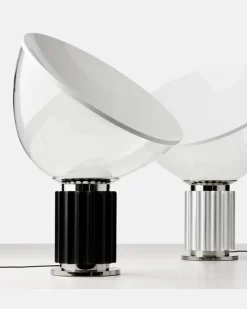 Tischleuchte Taccia Small by Achille und Pier Giacomo Castiglioni (EU-Stecker Schwarz