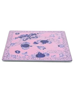 Tischsets mit Blumen-Print (2er-Set) - Rosa