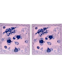 Tischsets mit Blumen-Print (2er-Set) - Rosa
