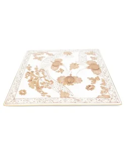 Tischsets mit Iris-Motiv (2er-Set) - Weiß
