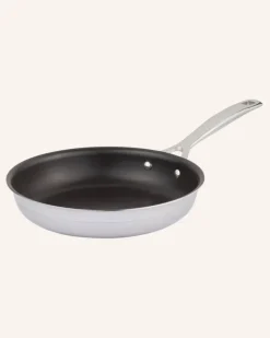 2-Tlg. Pfannenset 3-Ply silber