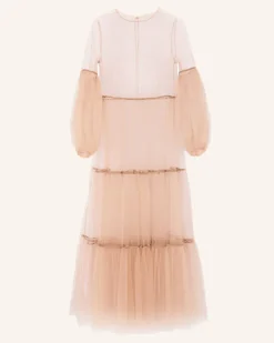 Tüllkleid Alena beige Nude
