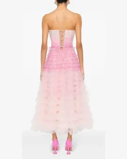 Tüllkleid mit Farbverlauf-Optik - Rosa