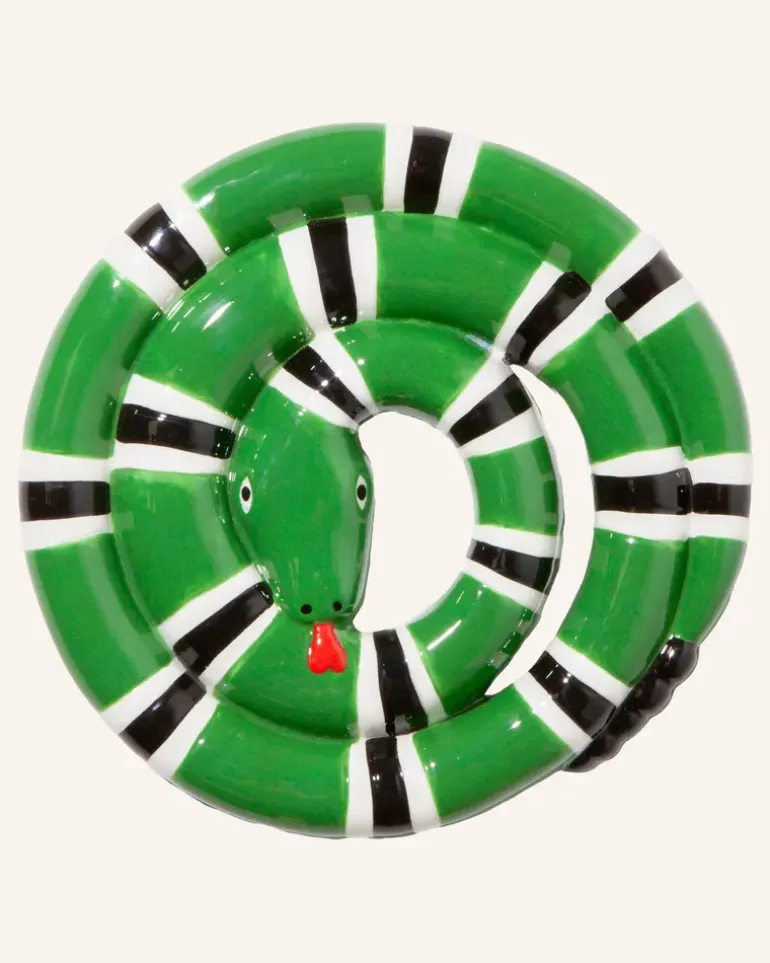 Topfuntersetzer Snake gruen GrüN