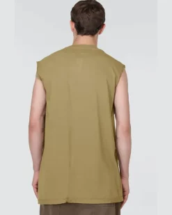 Top Tarp aus Baumwoll-Jersey GrüN