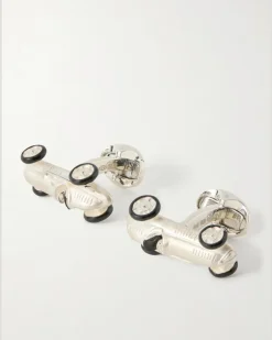 Toy Racing Car Sterling Silver Cufflinks
