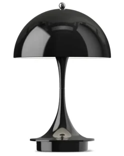 Tragbare Panthella 160 V3 LED Lampe - Schwarz