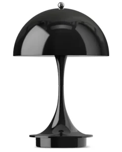 Tragbare Panthella 160 V3 LED Lampe - Schwarz