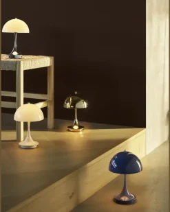 Tragbare Panthella 160 V3 LED Lampe - Orange