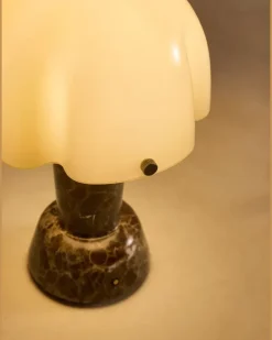 Tragbare Rio Marmorlampe - Braun