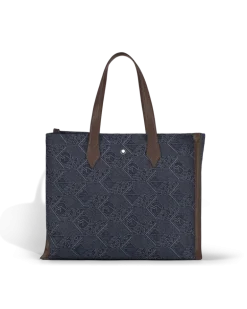 Tragetasche aus 4810 Denim - Blau - Stoff und Leder - MB221588 - Tragetaschen