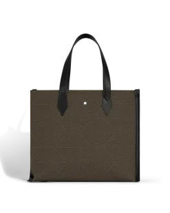 Tragetasche aus 4810 Jacquard - Khaki - Stoff und Leder - MB220258 - Tragetaschen