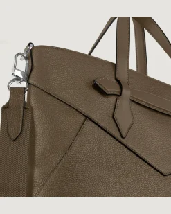 Tragetasche Montblanc Envelope - Haselnussbraun - Leder - MB221618 - Tragetaschen