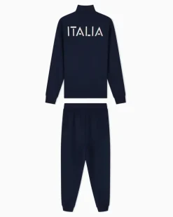 Trainingsanzug aus Baumwollmischung Italian Spirit Marineblau
