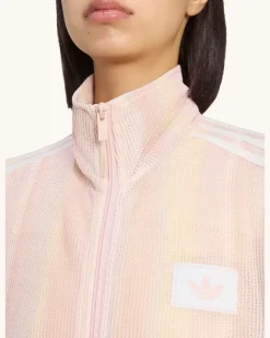 Trainingsjacke Knitted Firebird rosa Hellrosa