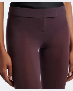 Transparente Caprihose Braun