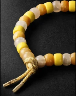 Travel Forte Beads Gold Multi-Stone Bracelet Yellow