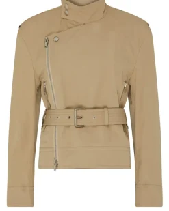 Trenchcoat aus Baumwolle Beige