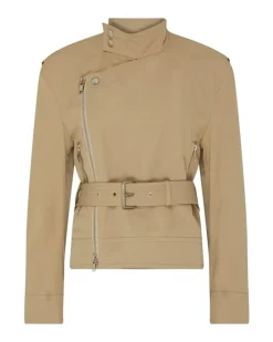 Trenchcoat aus Baumwolle Beige