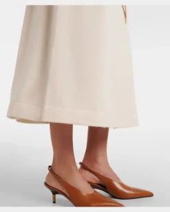 Trenchcoat aus Wolle und Kaschmir Weiß