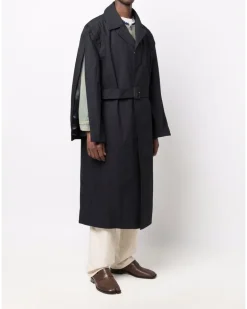 Trenchcoat im Layering-Look - Blau