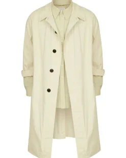 Trenchcoat im Layering-Look - Nude