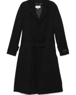 Trenchcoat mit Gürtel - Schwarz