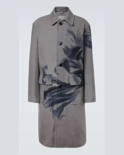 Trenchcoat Randale aus Baumwolle Grau