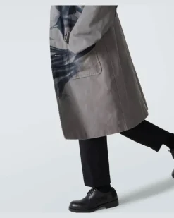 Trenchcoat Randale aus Baumwolle Grau