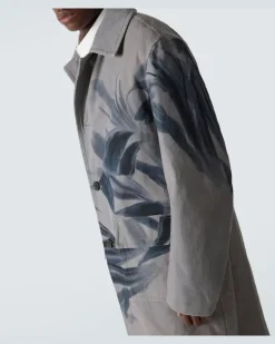 Trenchcoat Randale aus Baumwolle Grau