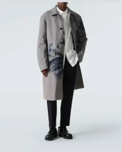 Trenchcoat Randale aus Baumwolle Grau