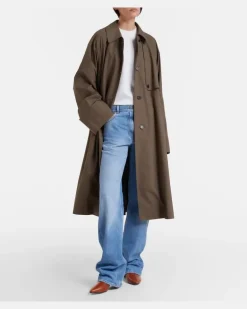 Trenchcoat Zeland aus Baumwolle Braun