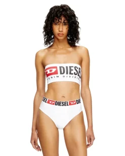 Trägerloser BH mit Maxi-Logo - BHs - Damen - Weiss