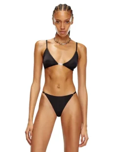 Triangle-BH mit Oval D-Plakette - BHs - Damen - Schwarz