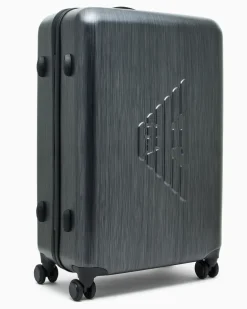 Trolley aus Abs Maxi-Adler mit 4 Rollen und Teleskopgriff Grau