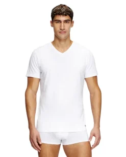 T-Shirts mit V-Ausschnitt im Dreierpack - Oberteile - Herren - Weiss