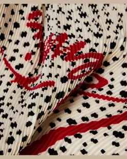 Tuch aus Seiden-Twill Beige