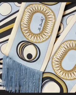 Tuch aus Seiden-Twill Multicolor